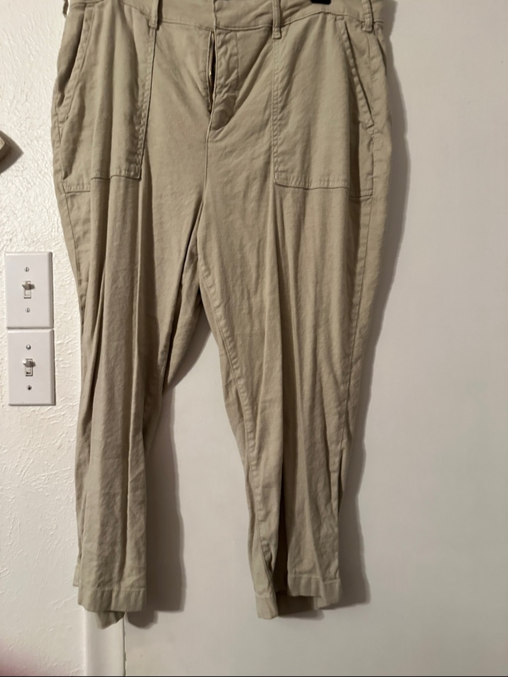 Women’s Casual Cotton Blend Khaki Pants